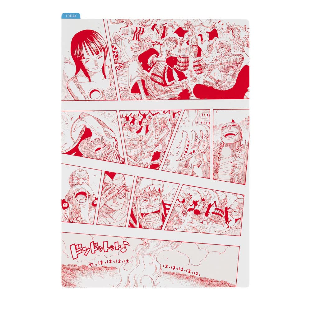 Hobonichi One Piece Magazine/Hobonichi Underlay Memories Air Island A5 Size, Red
