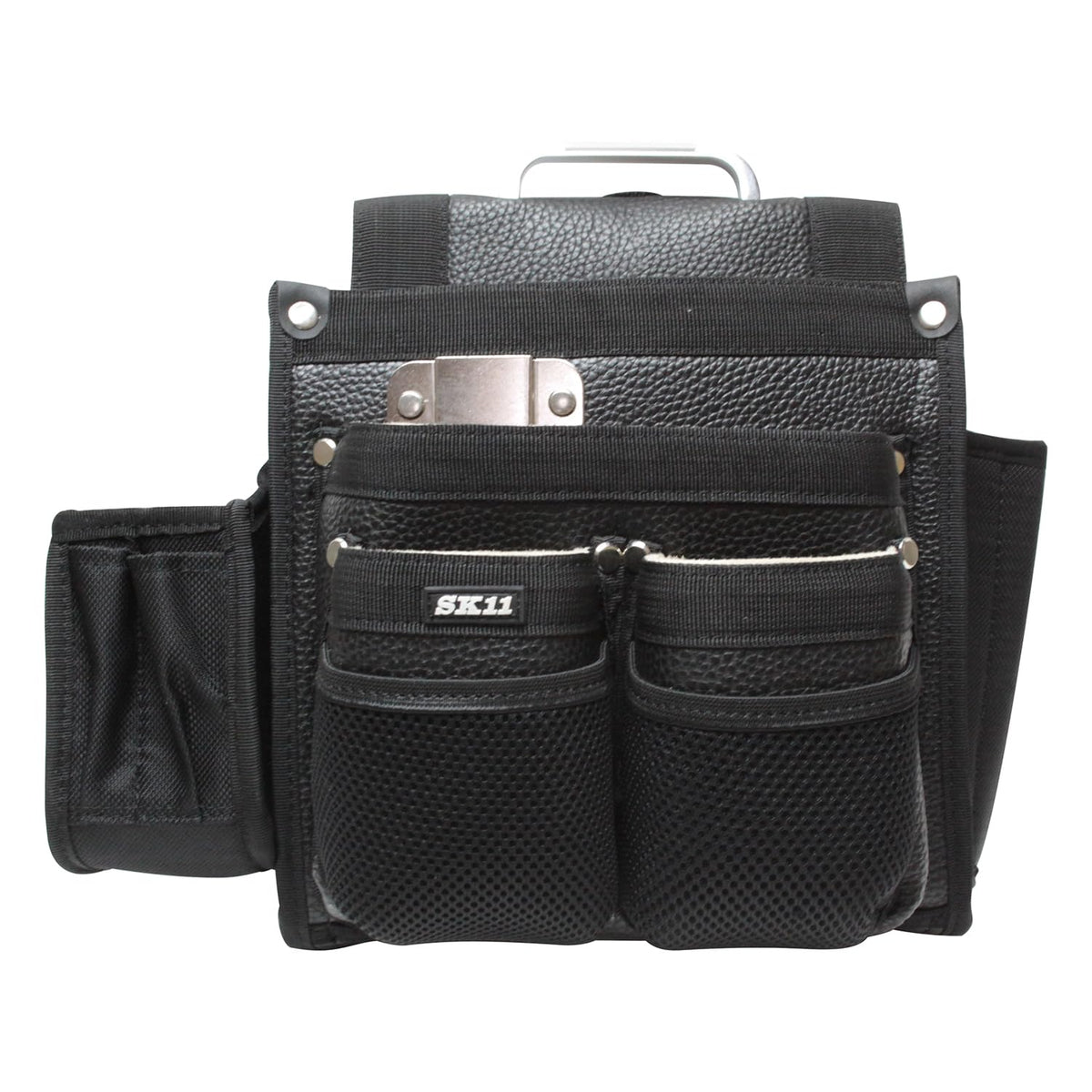 SK11 Takumi SC-12 Temporary Frame Carpentry Nail Bag, Ink Urn Pocket, Leather
