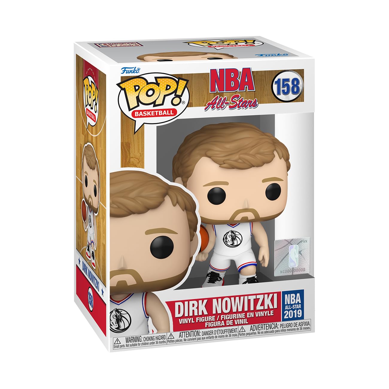 Funko POP! NBA: Legends - Dirk Nowitzki - (2019) - Collectable Vinyl Figure - Gift Idea - Official Merchandise - for Kids & Adults - Sports Fans - Model Figure for Collectors and Display