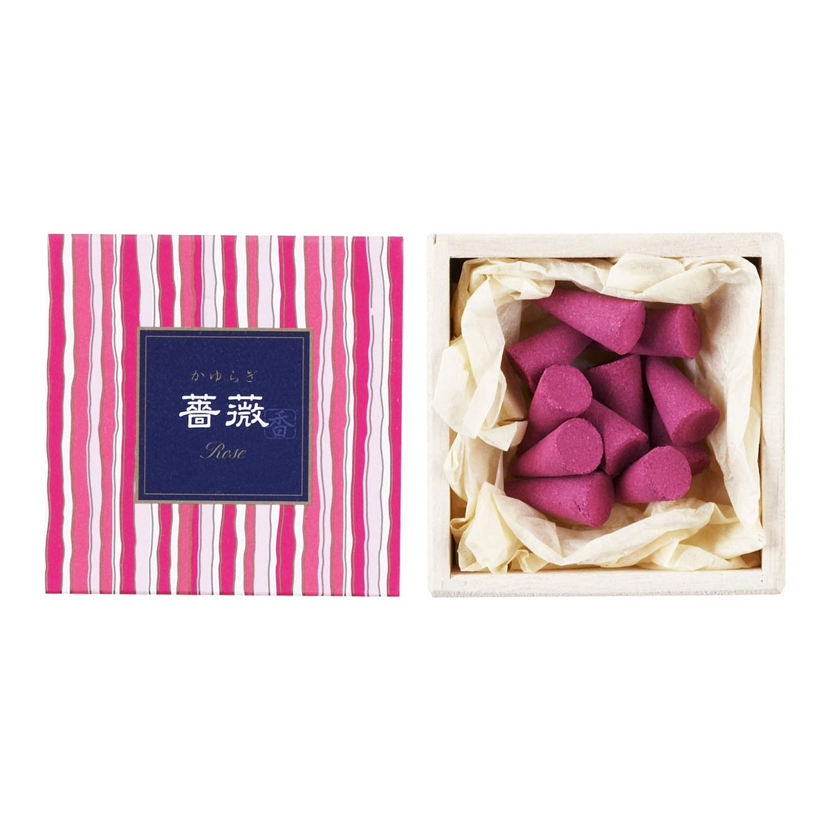 Japan Incense - Or fluctuation rose (rose) corn with 12 pieces incense standAF27