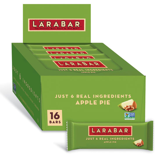 Larabar Apple Pie, Fruit and Nut Bars, Gluten Free and Vegan, 16 Ct, 25.6 oz