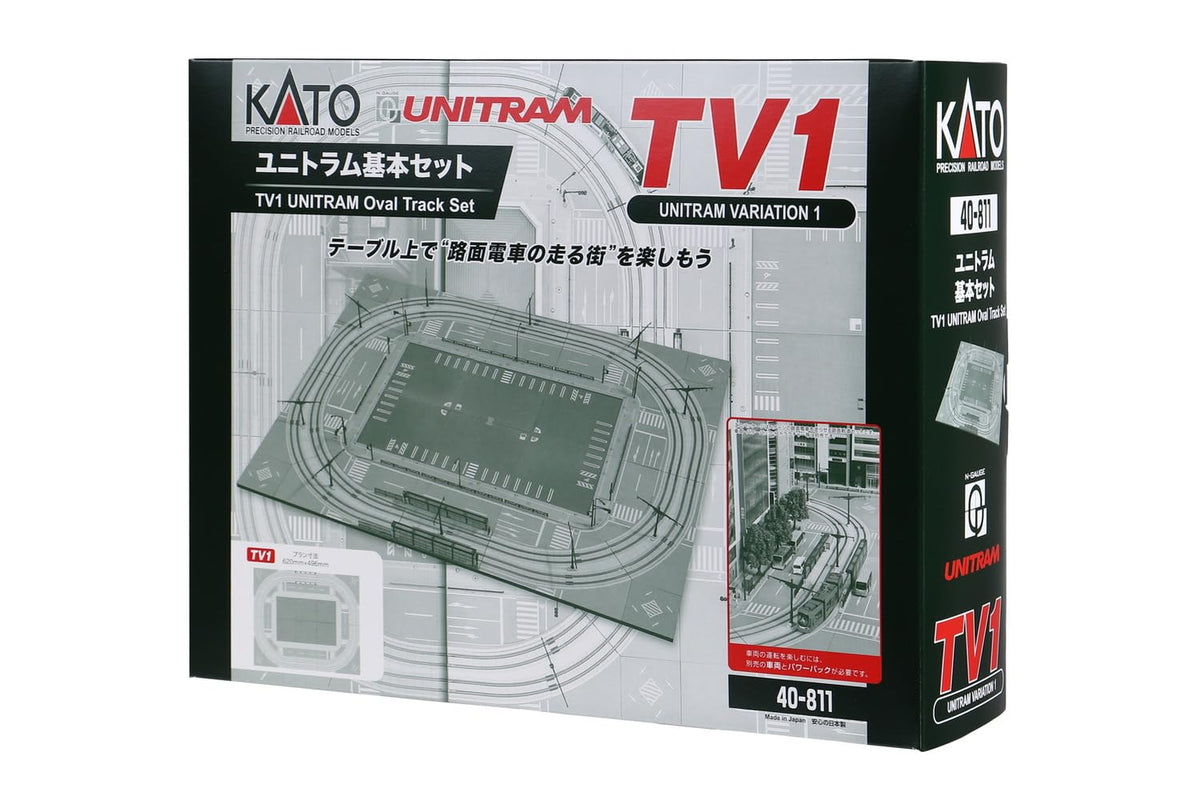 KATO 40-811 N Gauge TV1 Unitram Basic Set Railway Model Rail Set