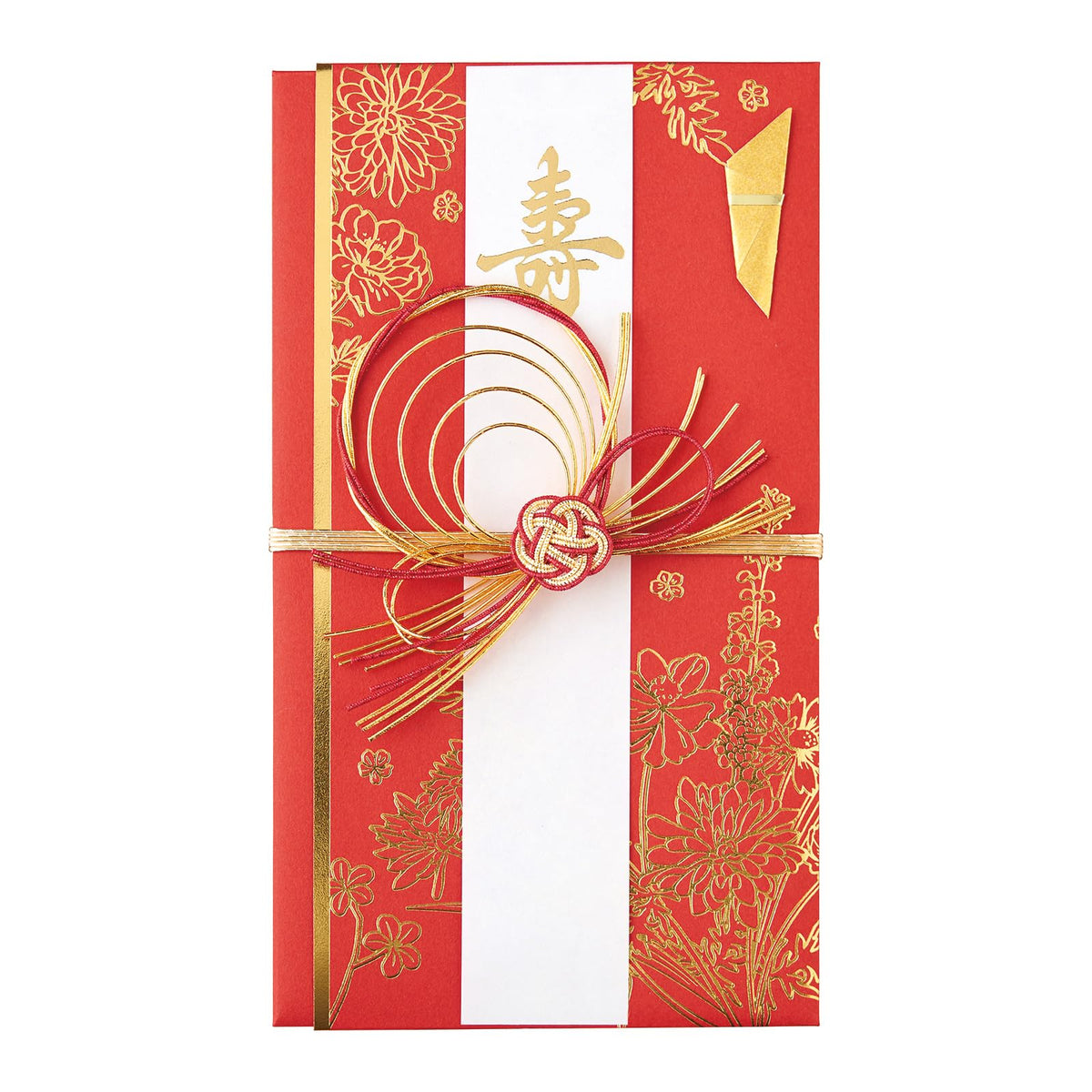 Maruay Celebration Bag, Wedding Design, Western-style Hyakka Gold Seal, Red, 1 Piece