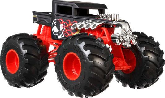 Hot Wheels Toy Monster Trucks, Oversized Die-Cast Bone Shaker in 1:24 Scale, Play Vehicle for Kids & Collectors