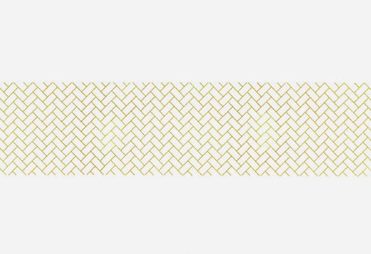 Wakaizumi Lacquerware B-19-84 Paper Table Mat, Size 3 Inch Long Hand Japanese Pattern Series, Cypress Crest, 100 Sheets