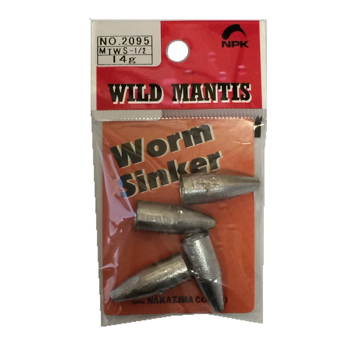 Nakajima Worm Sinker 1/2oz (14.2g)