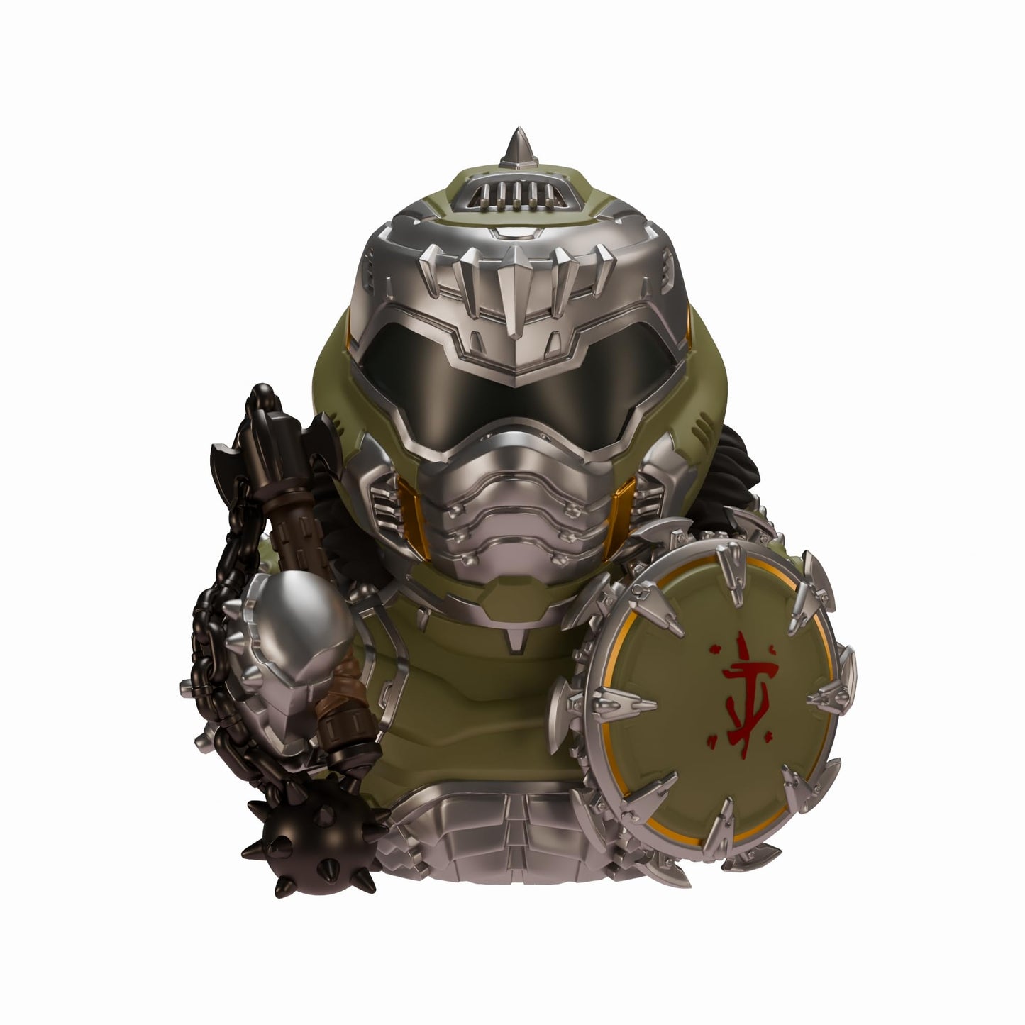 TUBBZ Boxed Edition: Doom Dark Ages - Doom Slayer Cosplaying Rubber Duck Vinyl Figure – Official Collectible for Fans of Doom