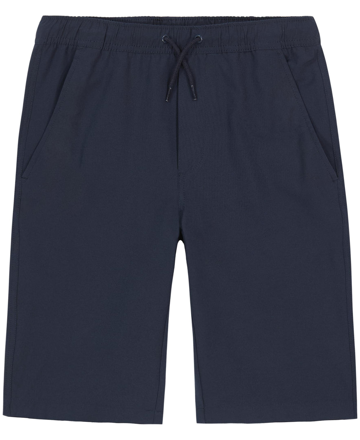 Nautica Boys' School Uniform Pull-On Jogger Short, Lowell Navy, 18