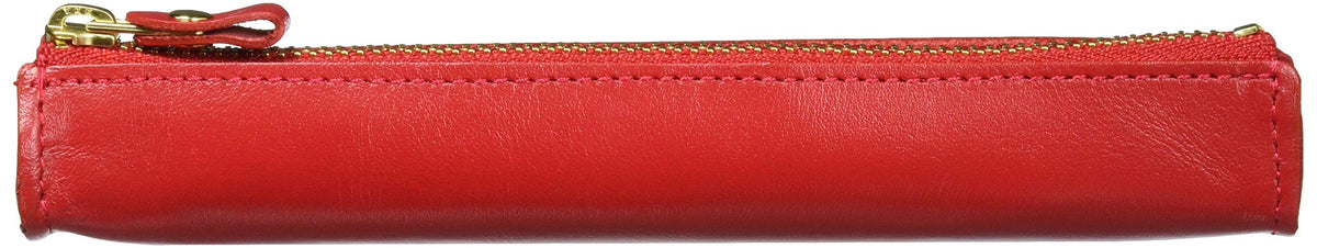 Life SA316E Pencil Case, Genuine Leather, Small, Red