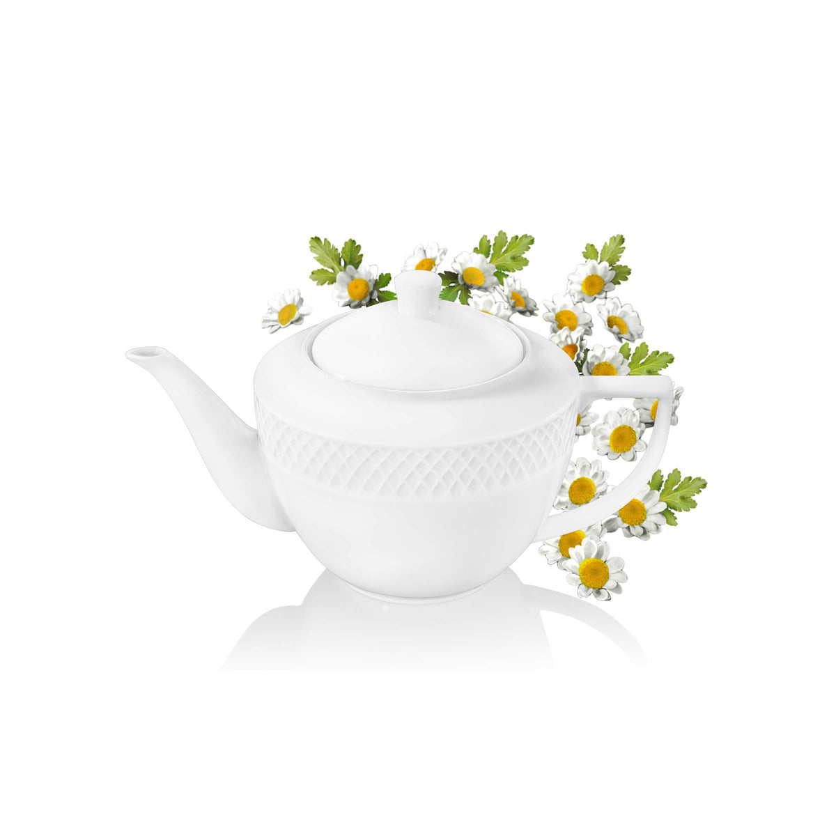 Wilmax Julia Teapots 30 Oz | 900 Ml In Color Box | Dishwasher Safe, Easy To Clean | Fine, English Porcelain | Wl-880110/1C