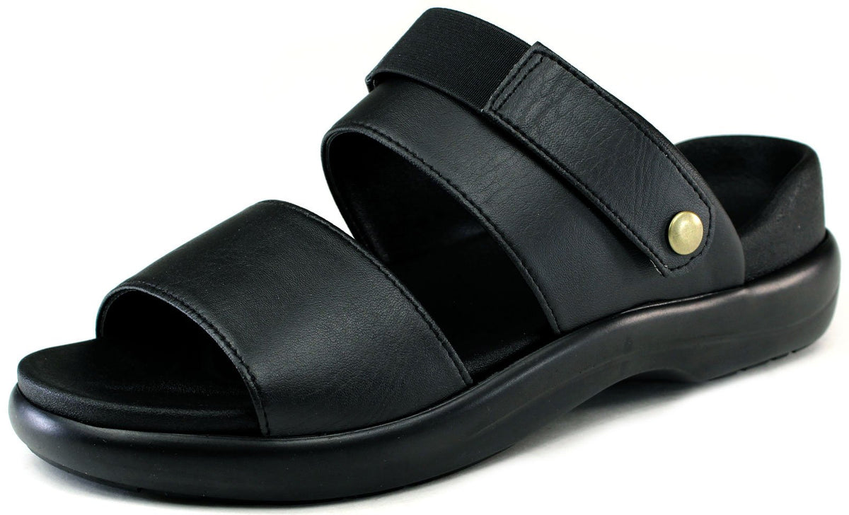 M3 MMM95 Men's Sandals, Black, US Men's Size 8.5 (26.5 cm)