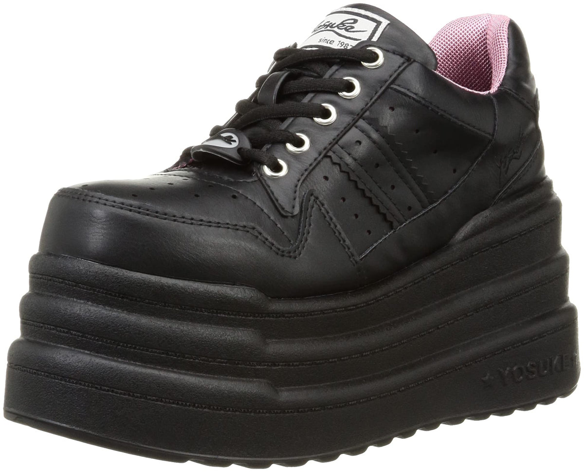 Yosuke 2710023 Women's Platform, black (black 19-3911tcx), 23.0 cm
