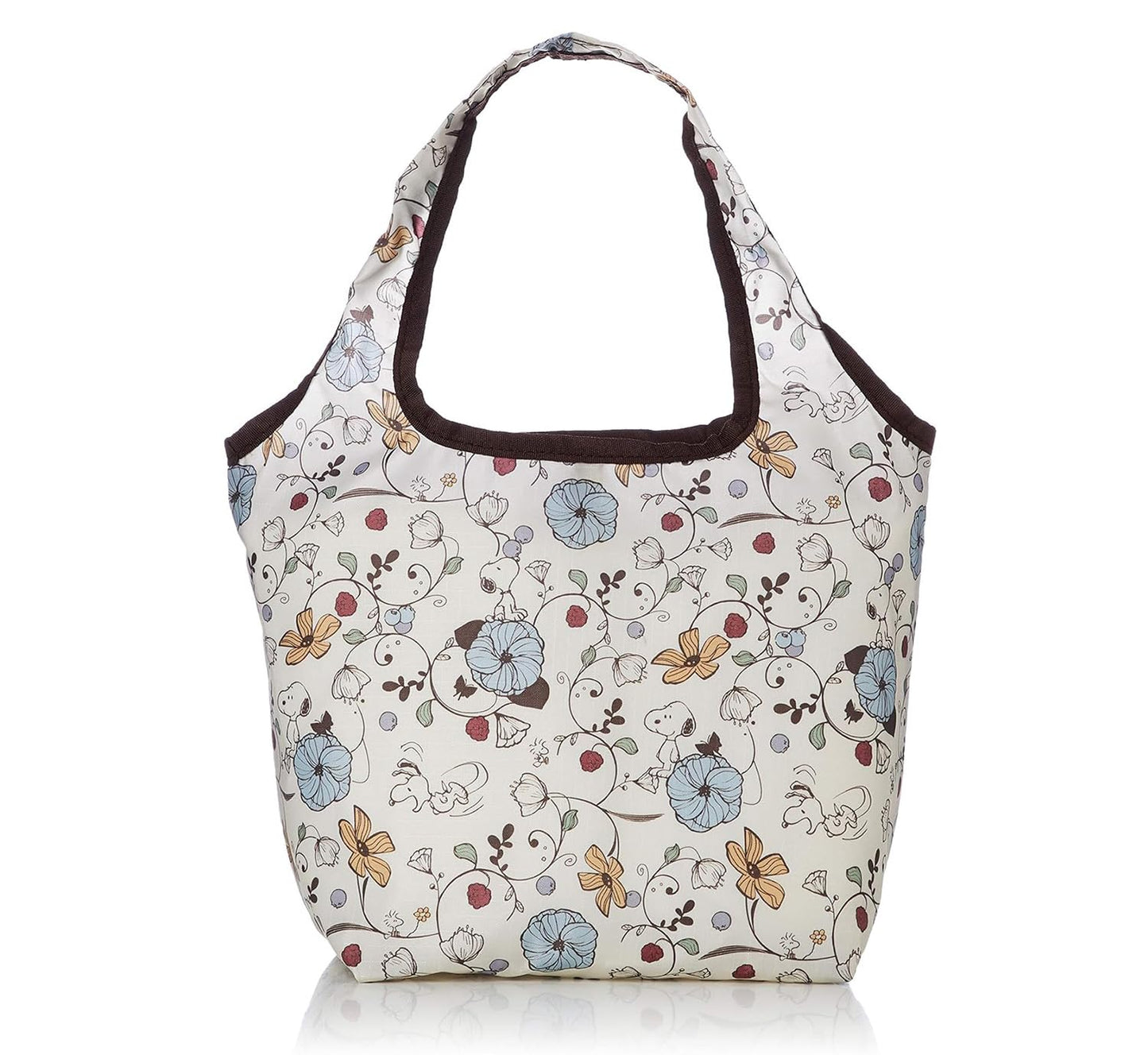 Sifle ECO0119 PN30 Character Folding Eco Bag, Flower Beige