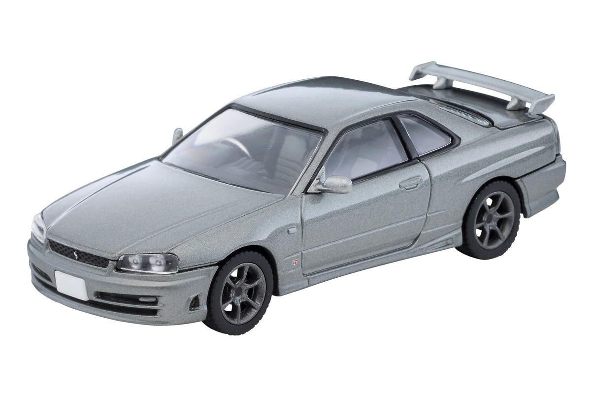 TOMYTEC 333876 Tomica Limited Vintage Neo 1/64 LV-N353a Nissan Skyline 2-Door Sport Coupe, 25GT Turbo Optional Parts Included, Silver, 2000 Year Complete Product