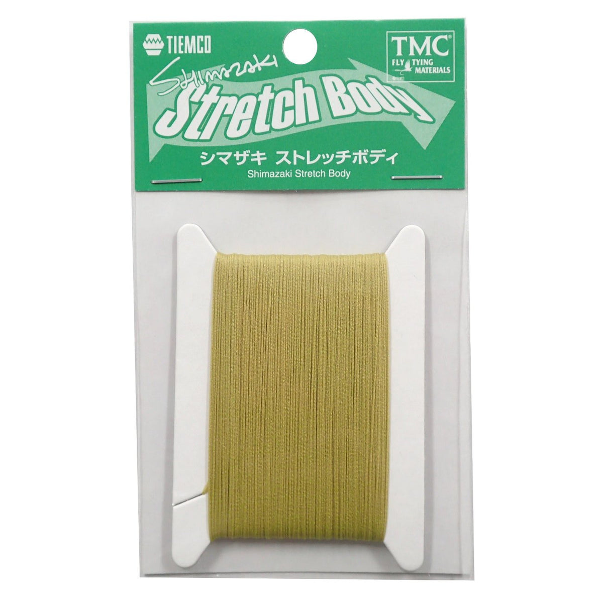 TIEMCO Fly Material Shimazaki Stretch Body, Light Olive #08