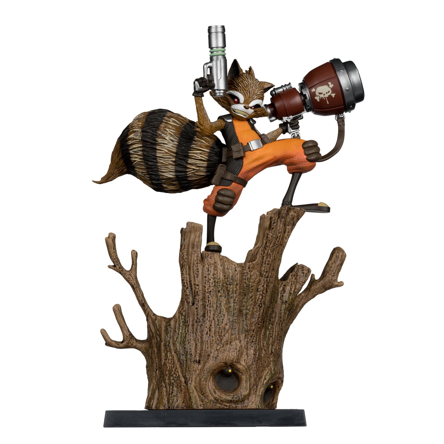 McFarlane Toys- Marvel Rocket Raccoon 1:6th Scale Collectible with Scene (Rocket Raccoon: A Chasing Tale #1)