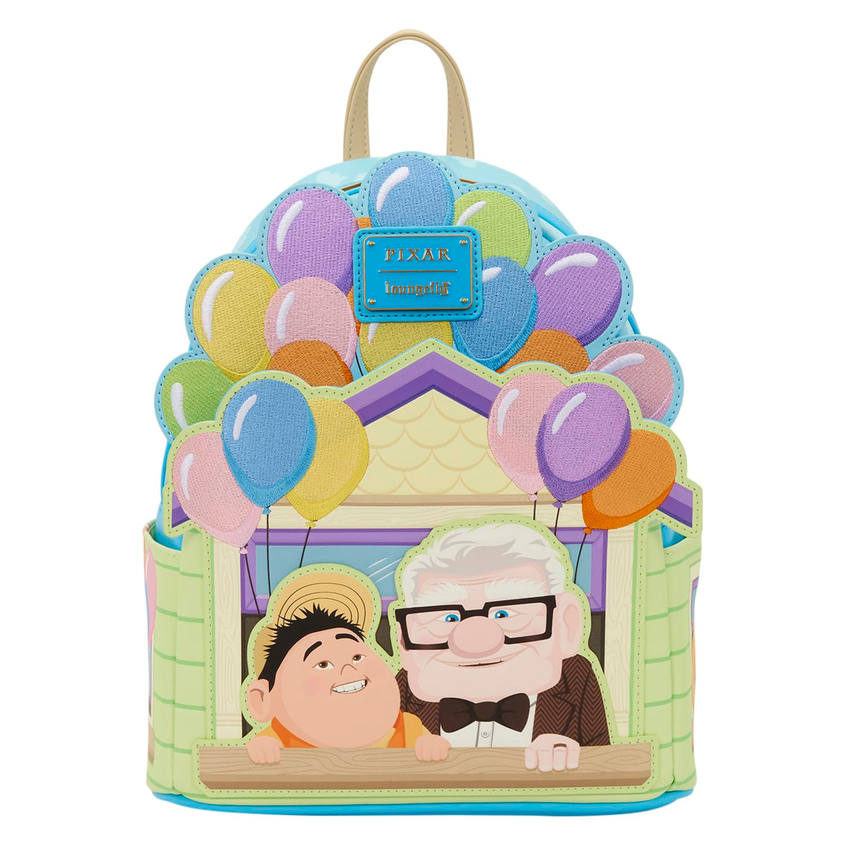 Loungefly Disney: Pixar - Up - Dug - Carl & Russell - Embroidered Mini Backpack - Great for Kids & Adults - Collectible Bags