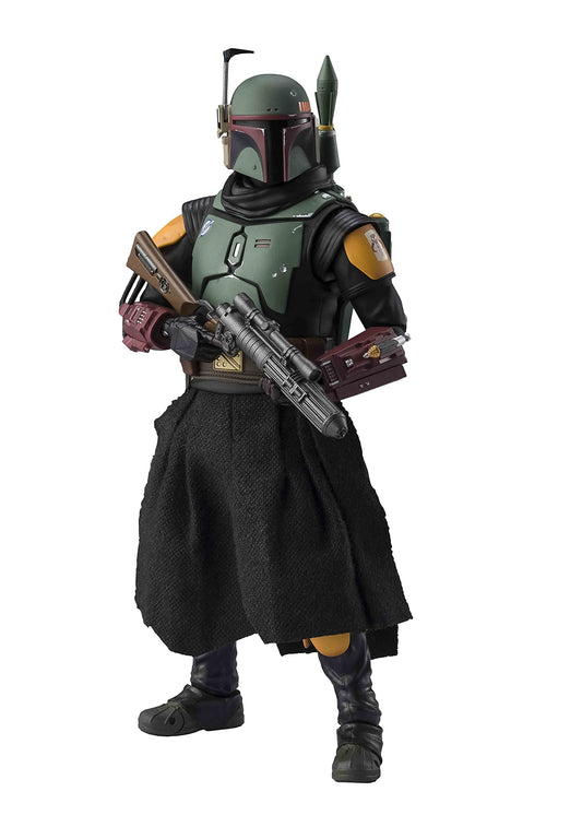 S.H. Figuarts Star Wars The Mandalorian Boba Fett, Approx. 6.1 inches (155 mm), ABS & PVC & Cloth Pre-Painted Action Figure