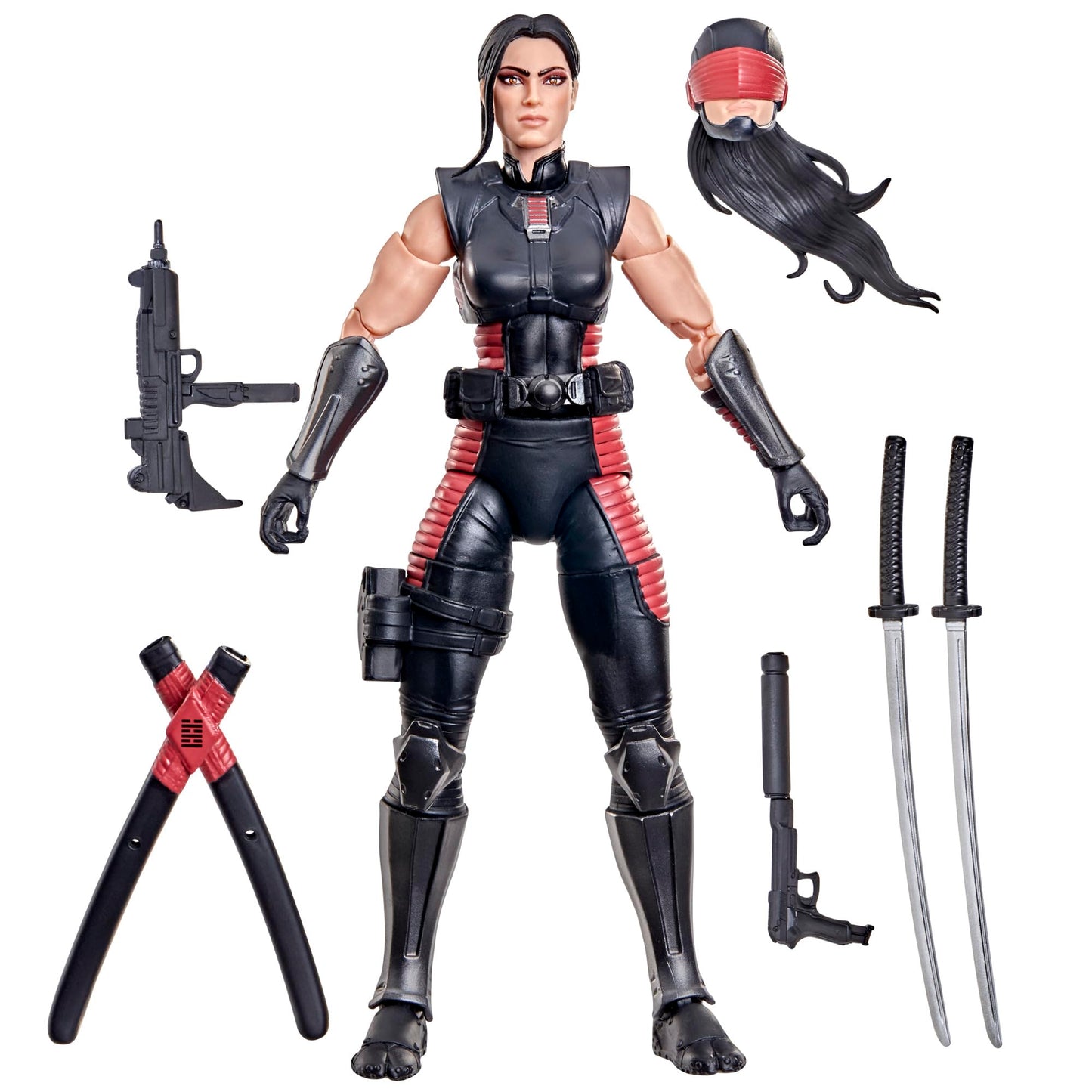G.I. Joe Classified Series #197, Snake Eyes (Dawn Moreno), Collectible 6 Inch Action Figure Set with 7 Accessories