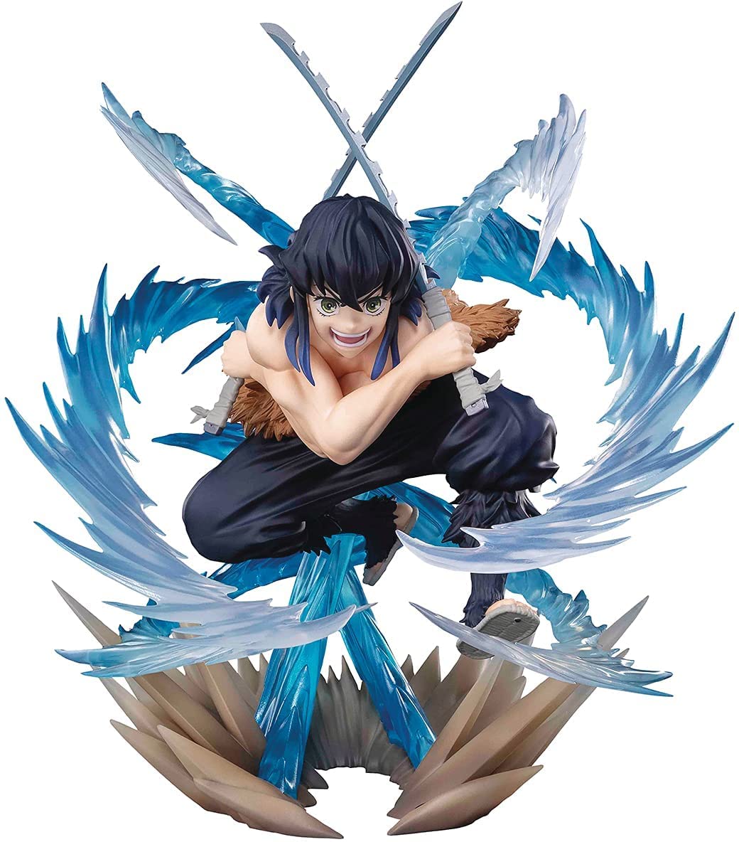 TAMASHII NATIONS - Demon Slayer: Kimetsu no Yaiba - Inosuke Hashiraba Beast Breathing, Bandai Spirits FiguartsZERO Collectible Statue