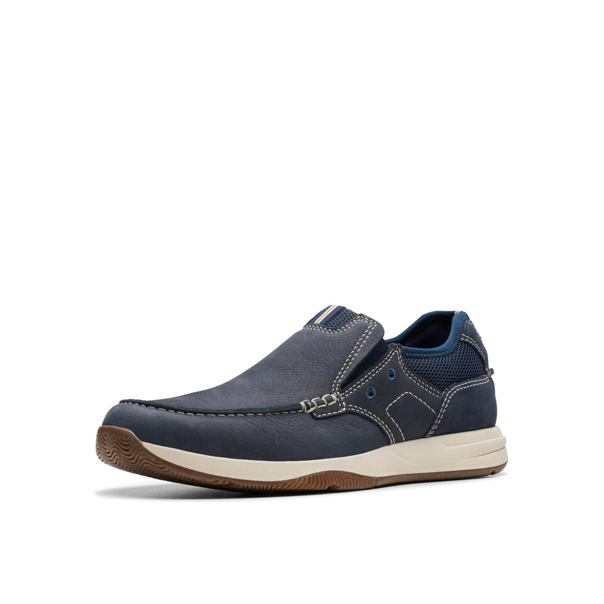 Clarks Collection Mens Sailview Step None, Navy Nubuck, 9.5 Medium US