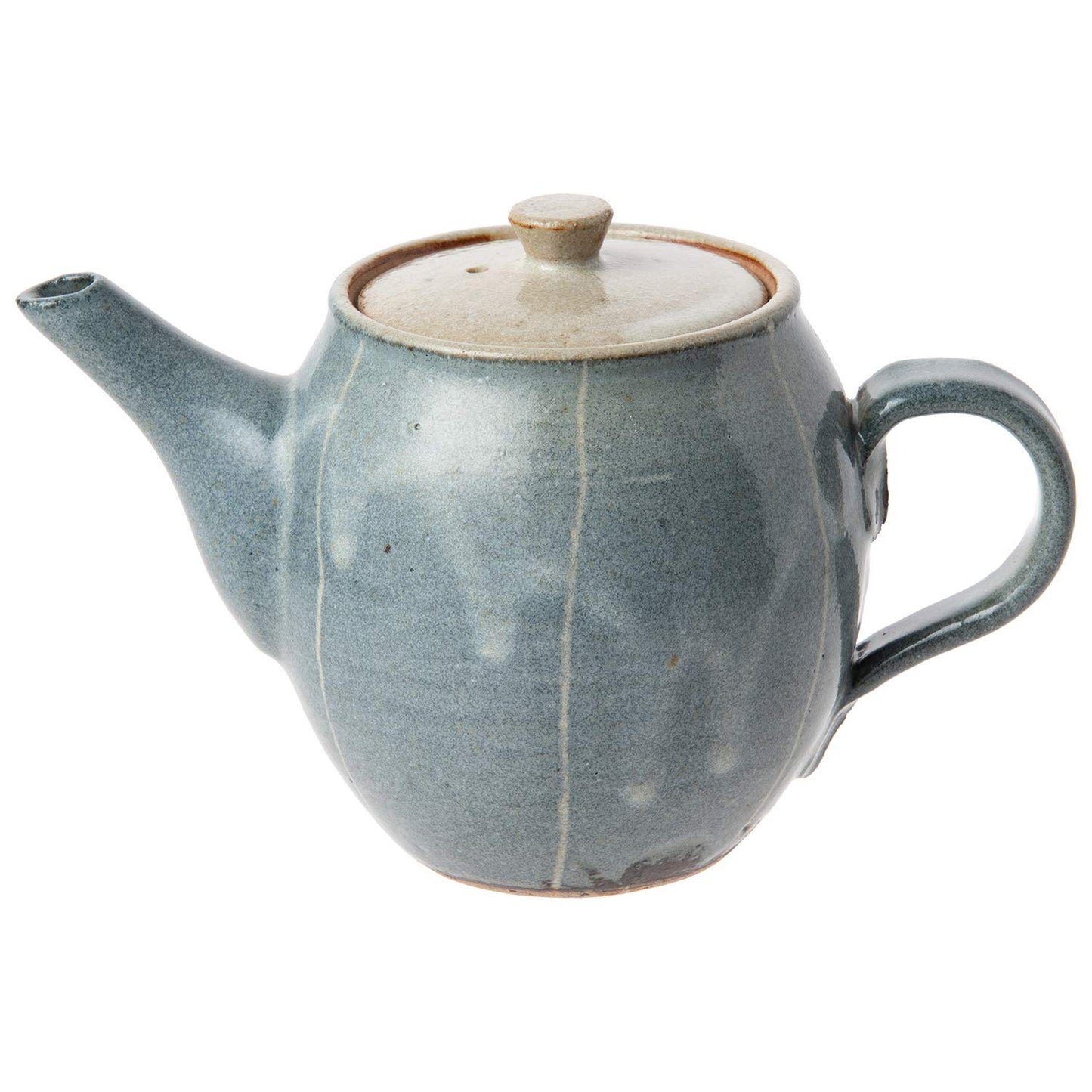 Marui Seitou MR-3-3501 Shigaraki Ware Hechimon Pot, Medium Blue, Made in Japan, 15.2 fl oz (450 ml)