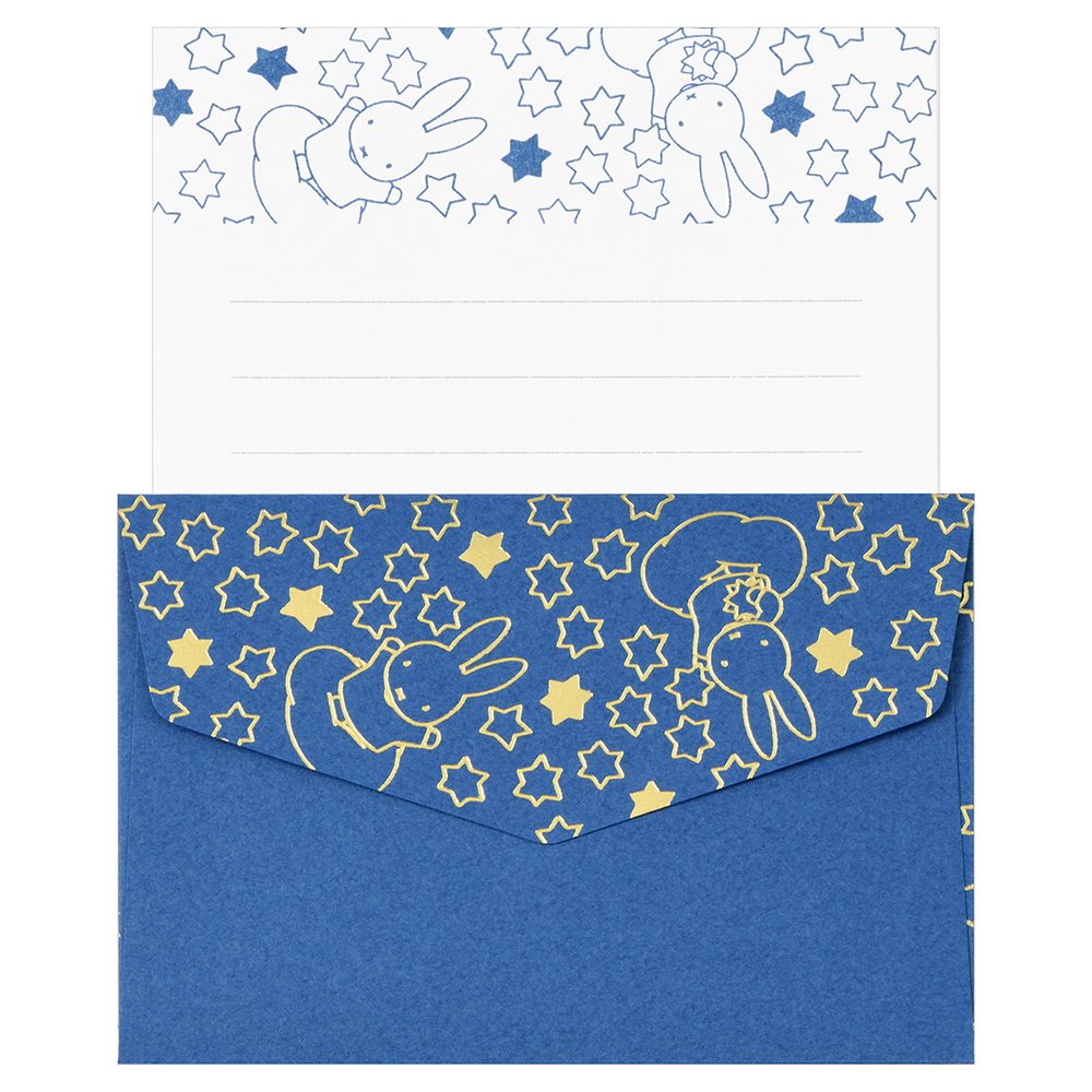 Maruai Les-MY4BX5P Letter Set, Miffy Mini Message, Set of 5