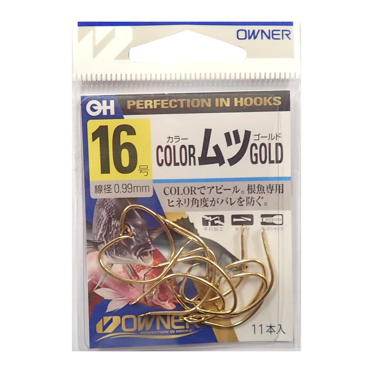 Owner (Owner) Color Mutsu Hook Gold 16 # # # # 13130 Fish Hook
