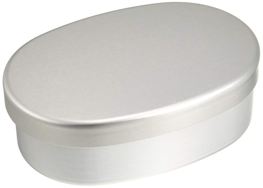 無印良品 MUJI 15254620 Aluminum Lunch Box, Large, Approx. 15.9 fl oz (450 ml), Approx. 4.1 x 5.9 x 2.4 inches (10.5 x 15 x 6 cm)