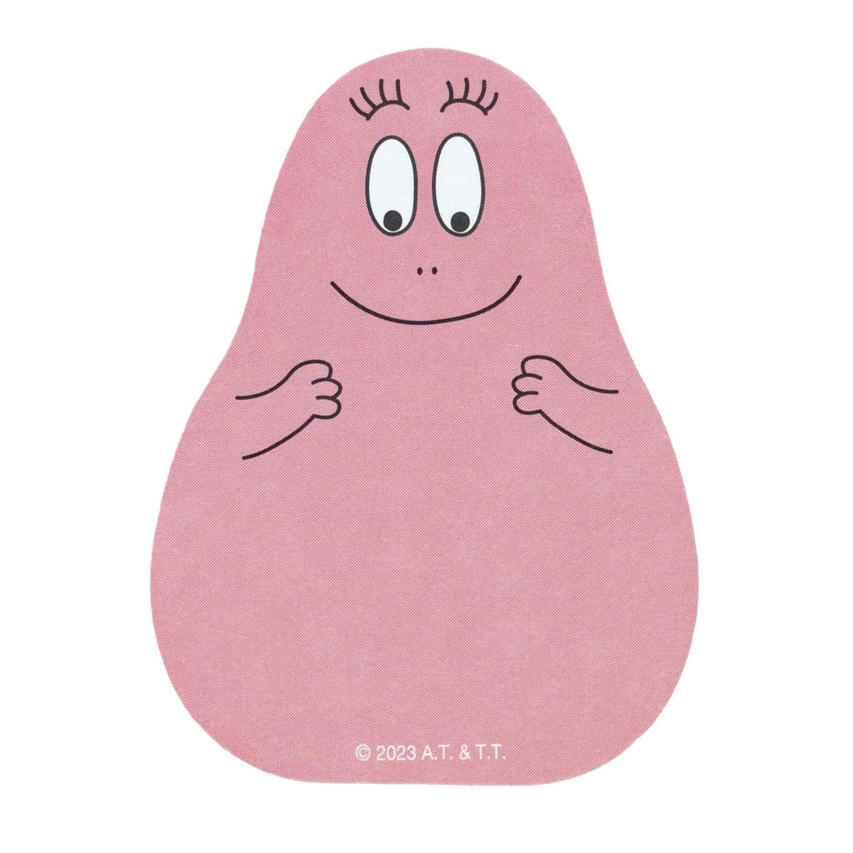 Barbapapa Greeting Life Die Cut Sticky Notes Papa BBPG-303 Pink