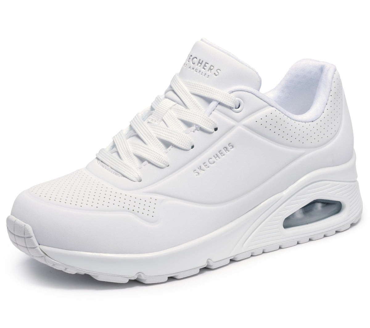 Skechers Women's Uno - Stand On Air Sneaker, White, 10