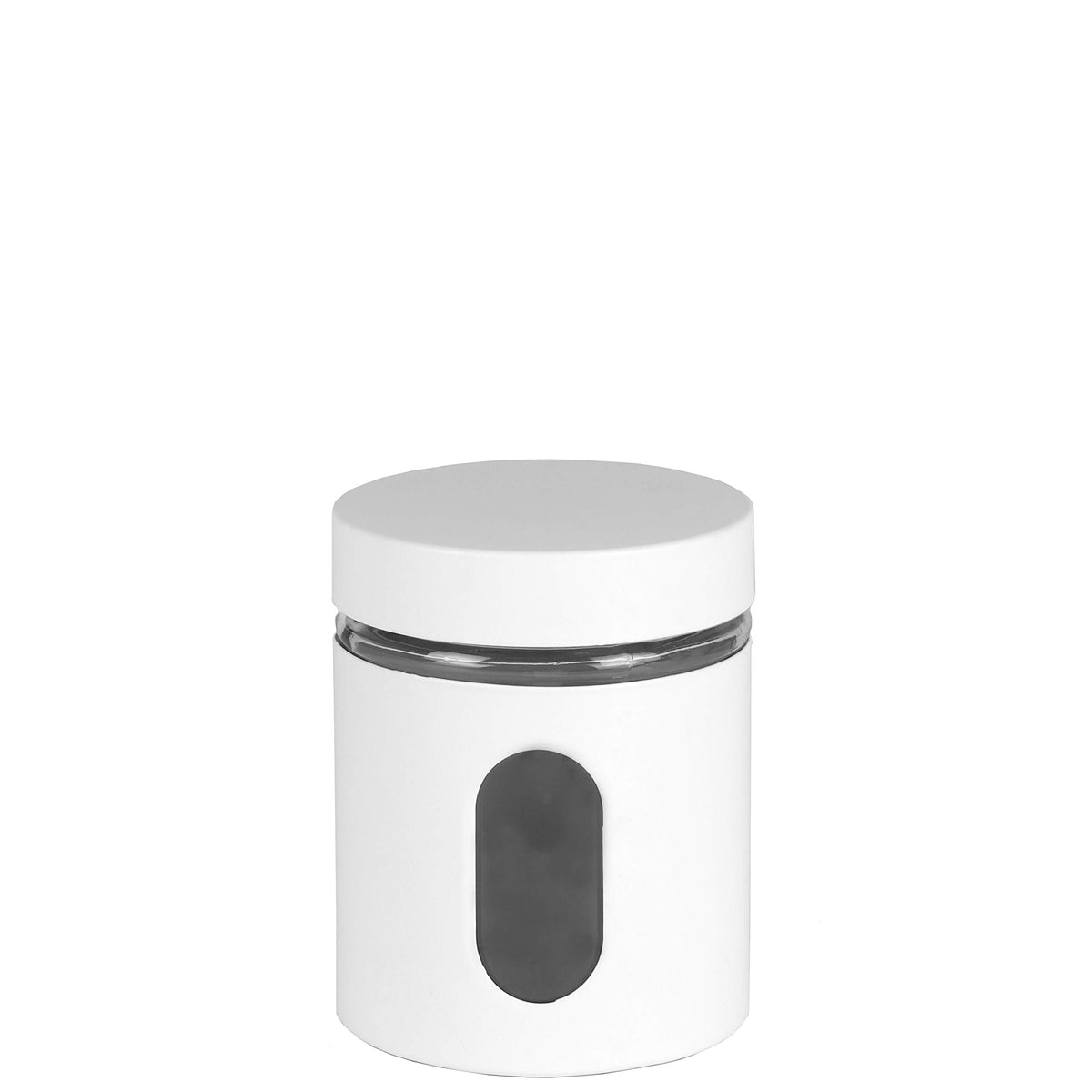 PEARL METAL White Glass Canister Comado