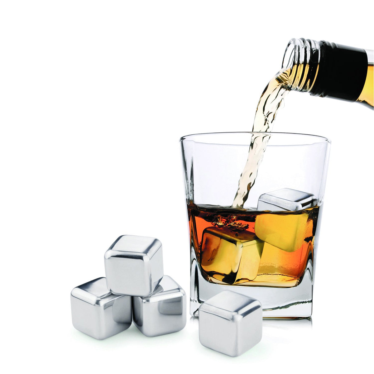 Contento Ice Cubes Stainless Steel ice Cube
