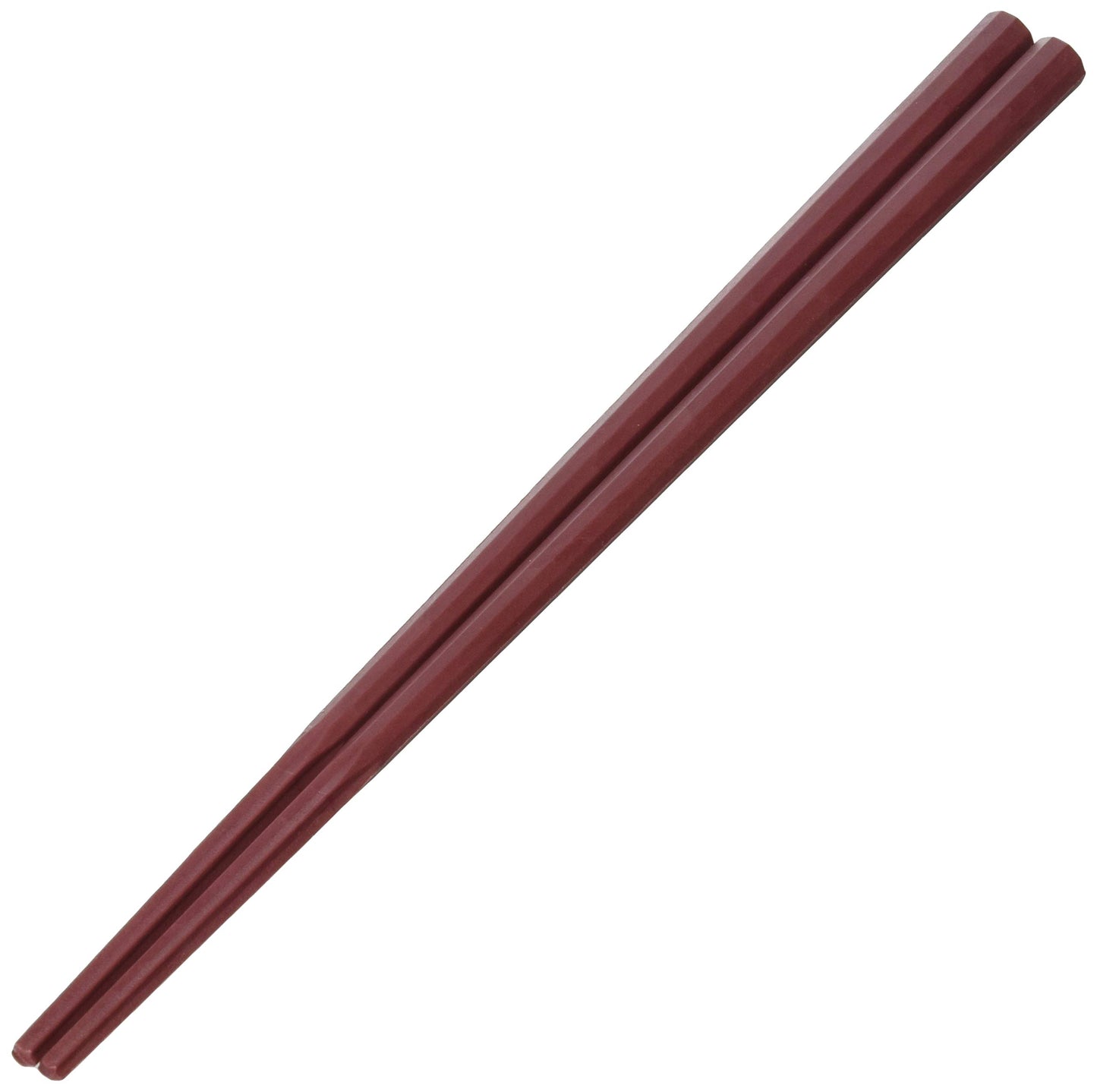 Akebono Sangyo GM-4015 Noodle Chopsticks, Vermilion 8.7 inches (22 cm), Made in Japan, Commercial Supplies, Pentagonal Star Shape, Prevents Rolling, Fits in Your Hands