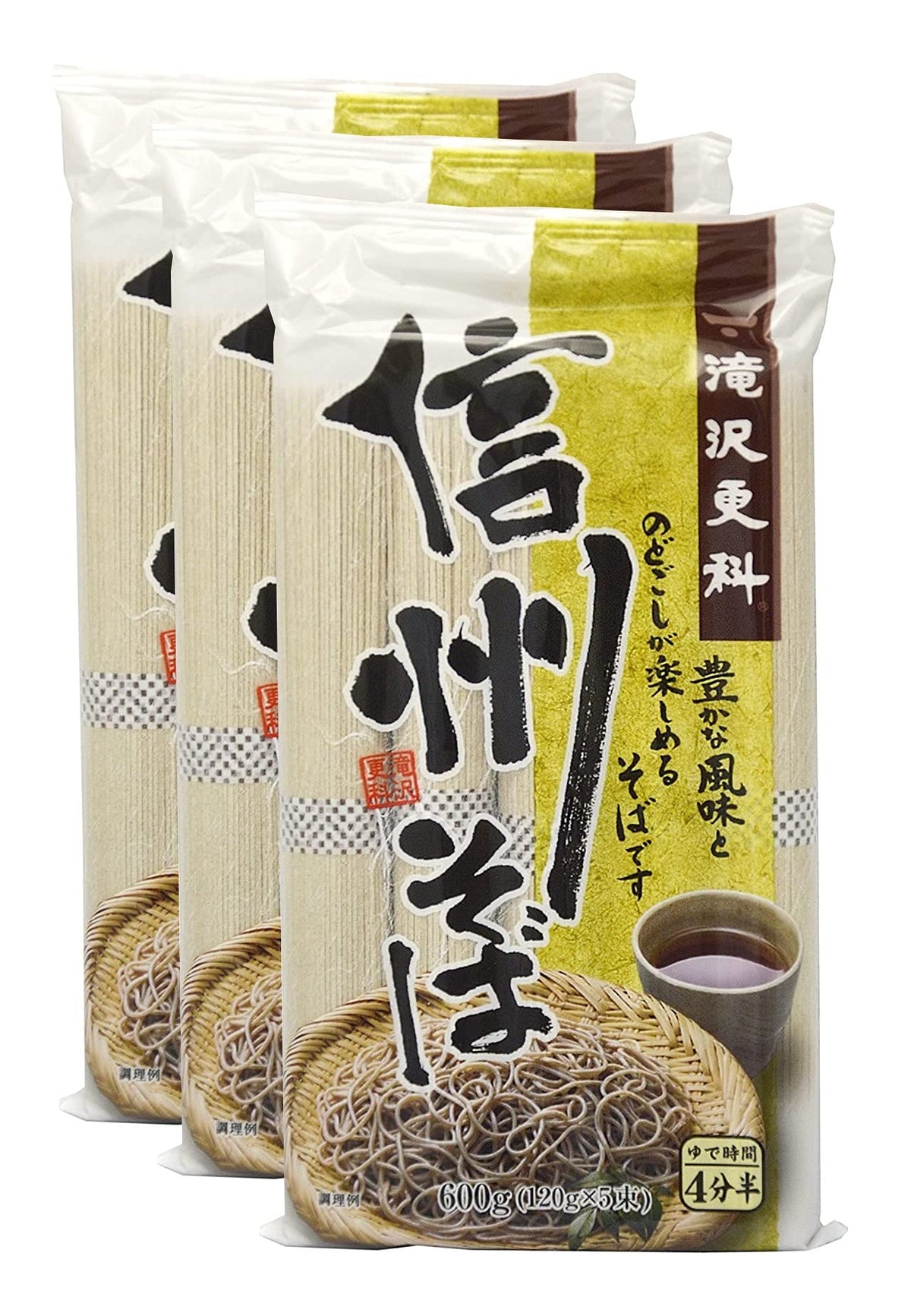 Takizawa Sarashina Shinshu buckwheat 600gX3 pieces