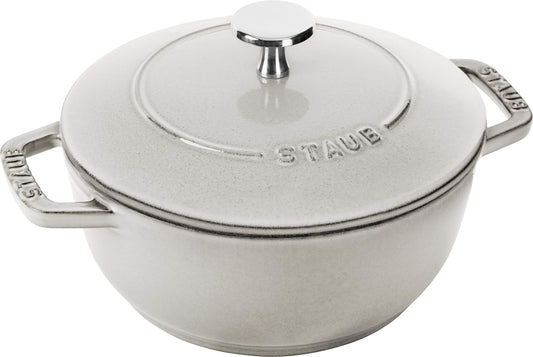 Staub Wa-NABE Campagne S 6.3 inches (16 cm) Double-Handed Casting, Enameled Pot, Rice, Induction Compatible, Wa-NABE 40501-476