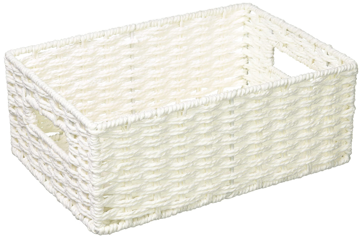 ちどり産業(Tidorisangyou) Paper Basket, W18×D26×H10cm, wht