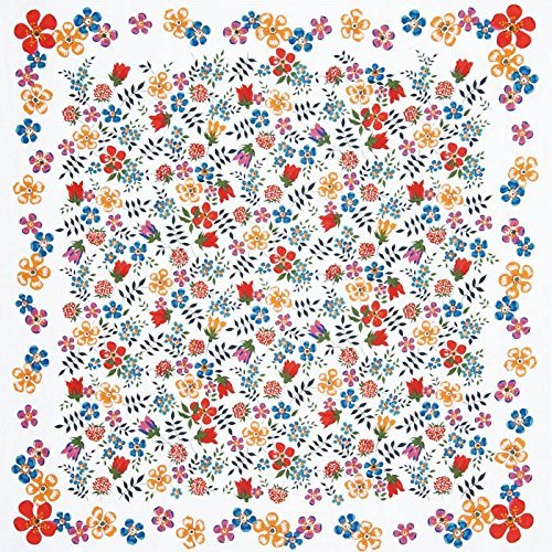 Large-size Furoshiki Cloth (92cm x 92cm, White, 100% Cotton, Made in Japan)