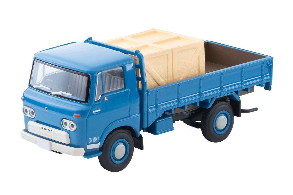 Tomica Limited Vintage 1/64 LV-191b Isuzu Elf Stilt Bed Blue 66 Assembled