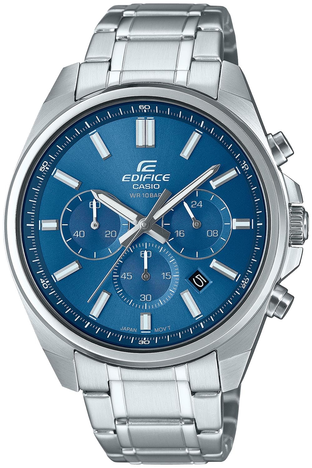 Casio Edifice EFV-650DJ-2AJF [Edifice Standard Chronograph Men's Metal Band] Japan Import New 2024
