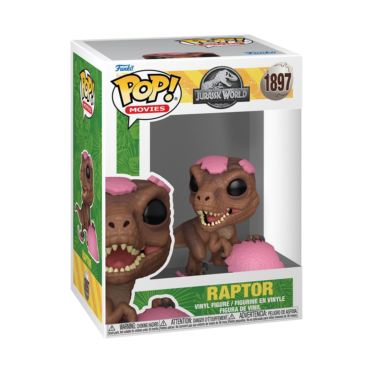 Funko Pop! Movies: Jurassic Park Spring - Raptor - Collectable Vinyl Figure - Gift Idea - Official Merchandise - Toys for Kids & Adults - Disney Fans - Model Figure for Collectors and Display