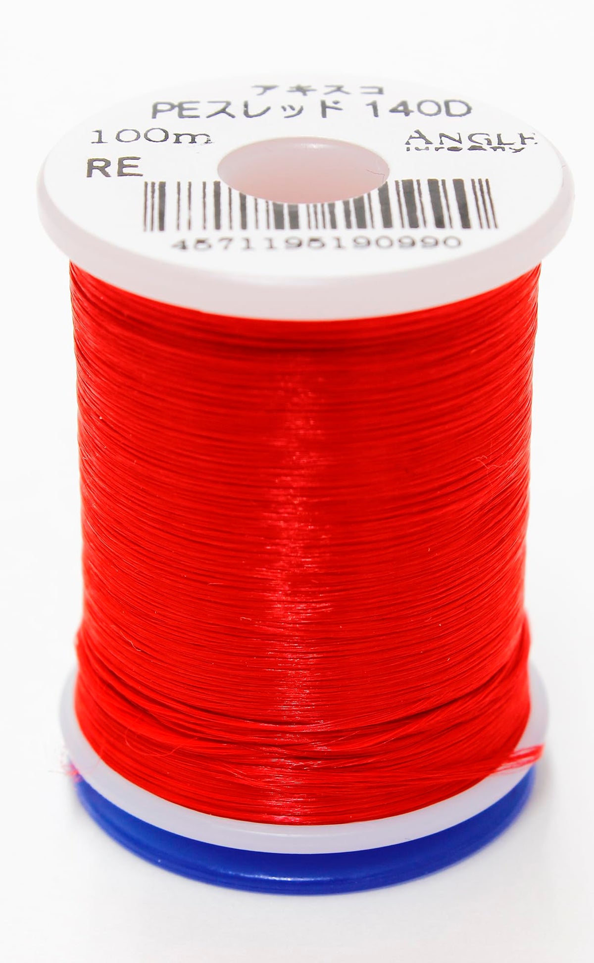 PE Thread 140D-100m/Red/GSP (Gel Spun Polyethylene), Sekite, Root Spooling, Assist Hooks