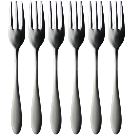 Nagao Tsubamesanjo Hime Forks, 5 Pieces + 1 Piece, 5.0 inches (12.7 cm), 18-0 Stainless Steel, Made in Japan