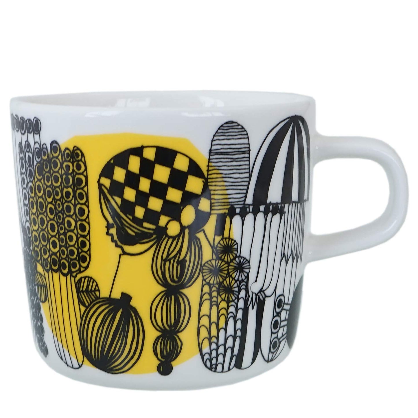 Marimekko 63293 192 Mug, Coffee Cup, 6.8 fl oz (200 ml), Tableware, Siirtolapuutarha