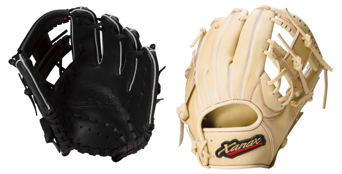 Xanax Baseball Soft Baseball Right Throw Soft Junior All-Round Glove Wing Air Cream Brown (C94) R (Right Throw) BJG24AS1W
