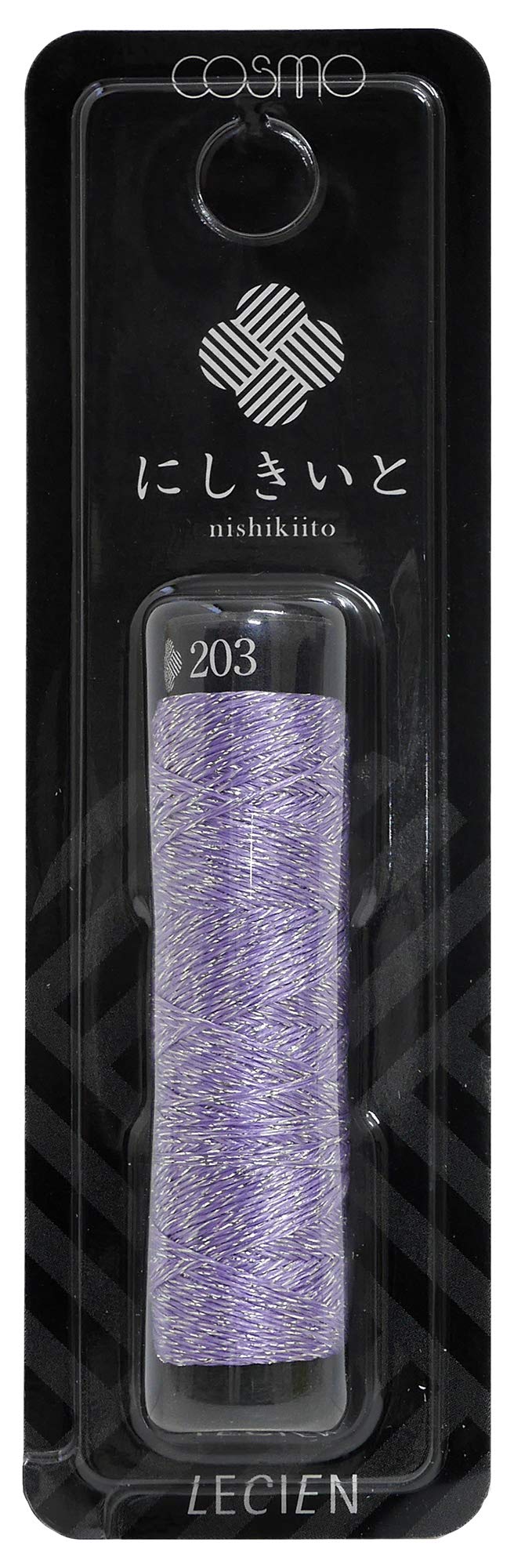 Cosmo Threshold Glitter Embroidered Thread Fountain Water 20 m Roll