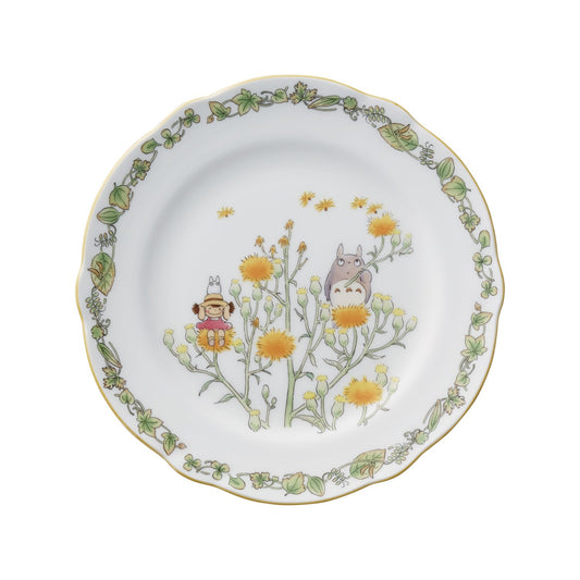 Noritake TT97811/4924-4 My Neighbor Totoro Plate, Microwave Safe, 1 Piece, Bone China