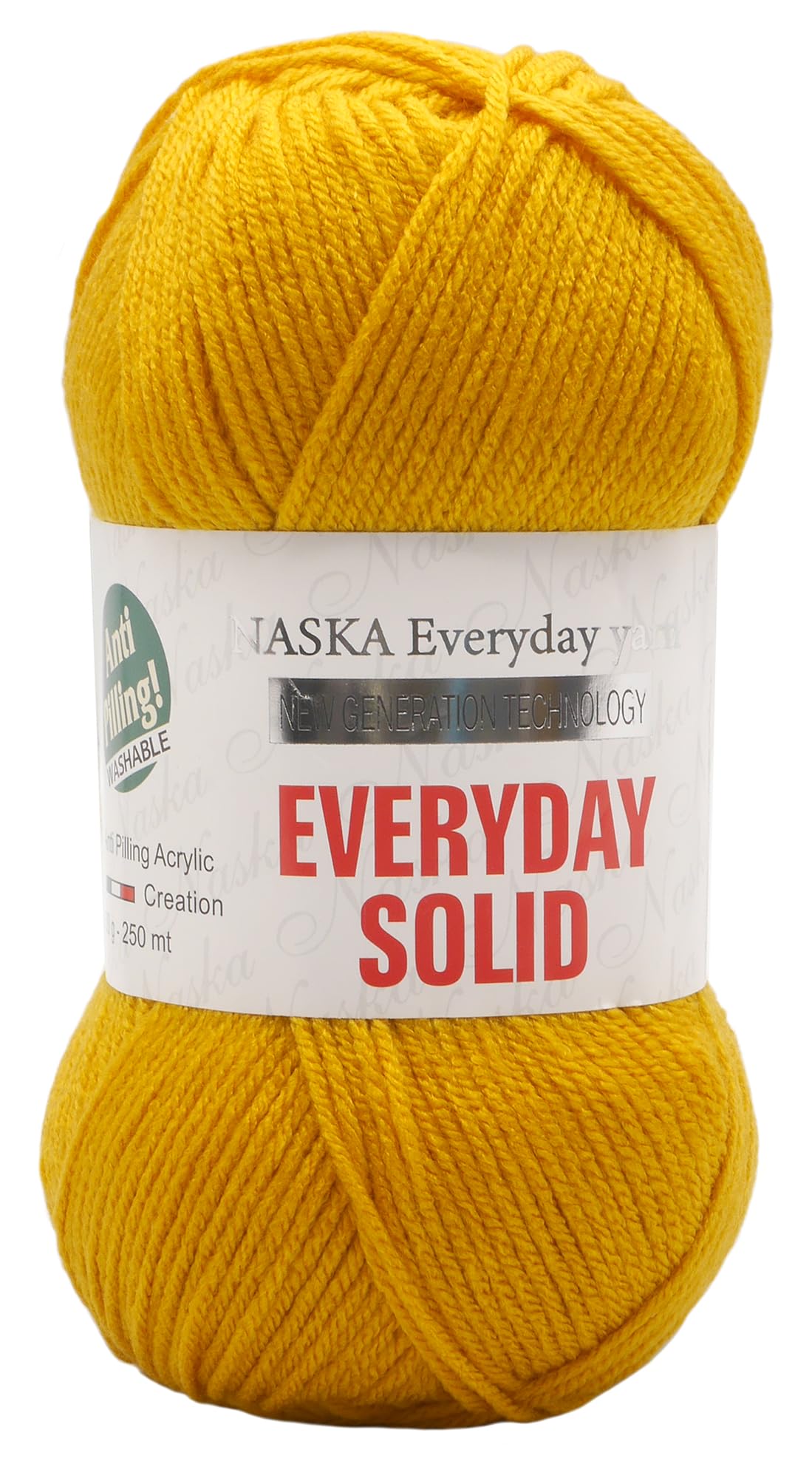Naska Premier Everyday Yarn Chunky Col. A 58 Yellow Skin G Approximately/250 m N – 53