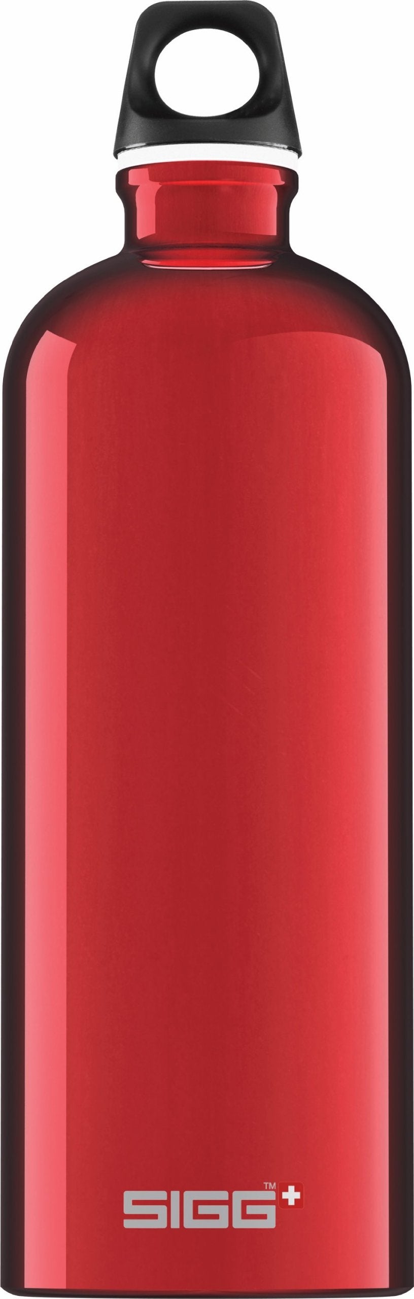 SIGG 50011 Traveler Classic Outdoor Water Bottle, Lightweight, Swiss Made Aluminum Bottle, 3.2 fl oz (1.0 L), Red