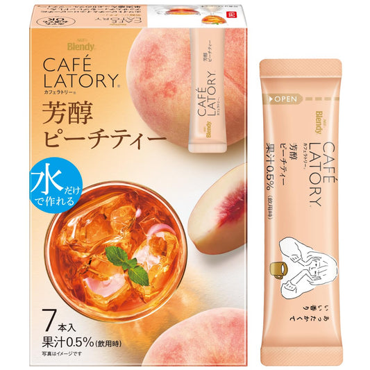 AGF Blendy Kafera Tree Stick Mellow Peach Tea Seven × 6 Boxes